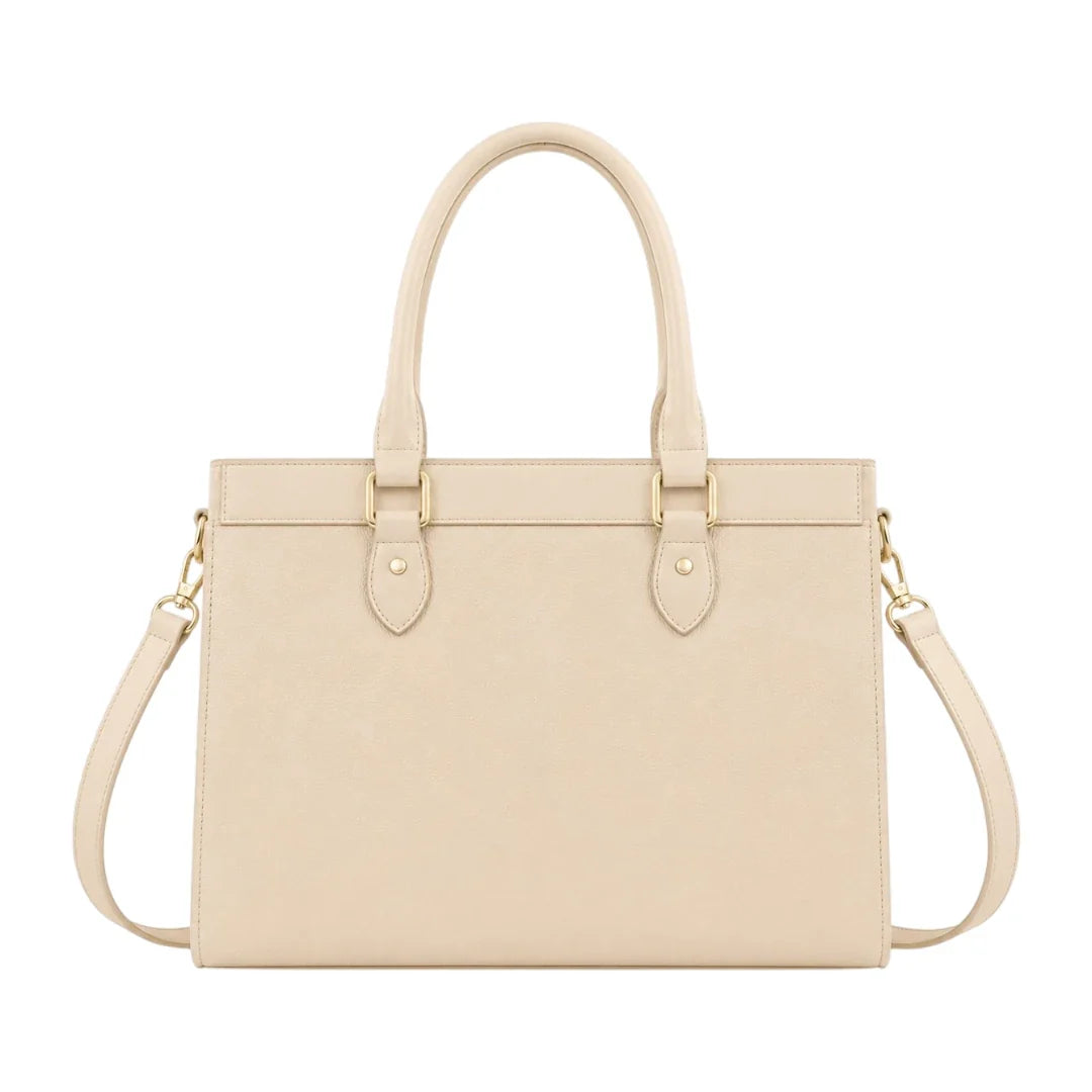 OBBA Cream Heritage Satchel Handbag – Sophisticated Everyday Carry