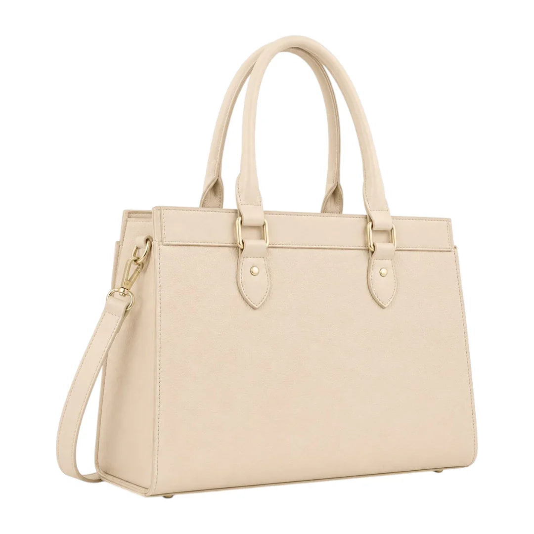 OBBA Cream Heritage Satchel Handbag – Sophisticated Everyday Carry