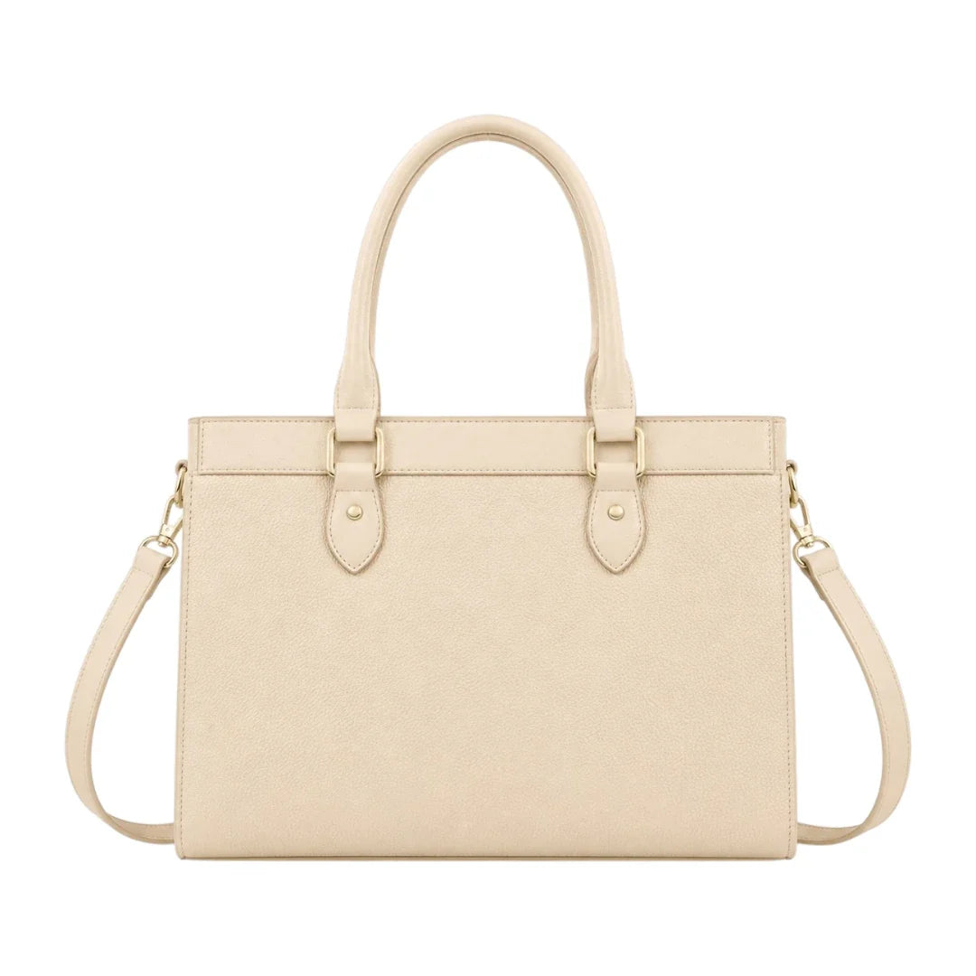 OBBA Cream Heritage Satchel Handbag – Sophisticated Everyday Carry